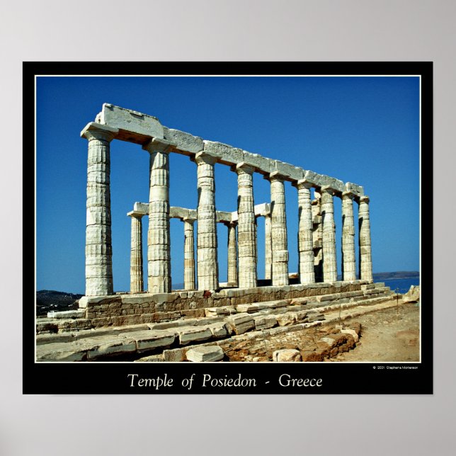 POSIEDONTEMPEL POSTER (Vorne)