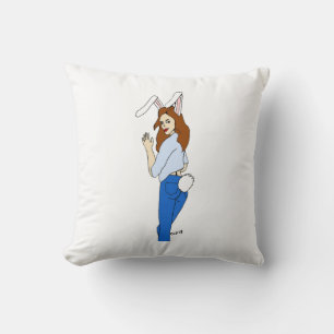 posierend Bunnygirl Kissen