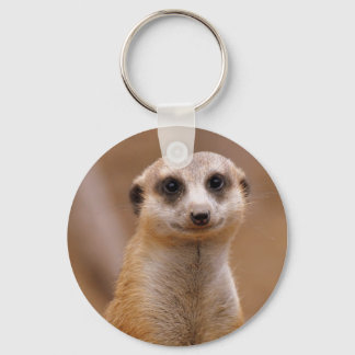 Posing Meerkat Schlüsselanhänger