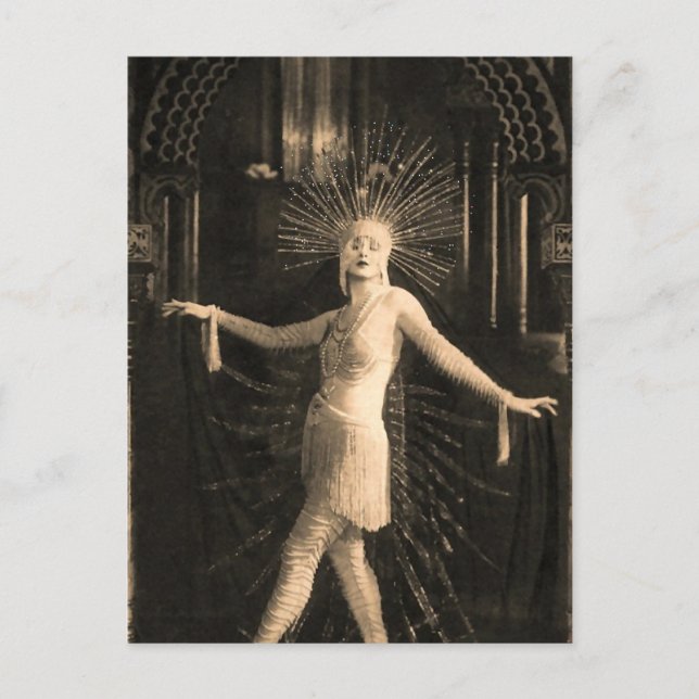 Posing With Starburst Postkarte (Vorderseite)