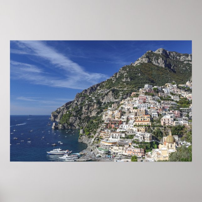 Positano am Meer Poster (Vorne)