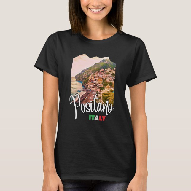 Positano Amalfi Coast  1 T-Shirt (Vorderseite)