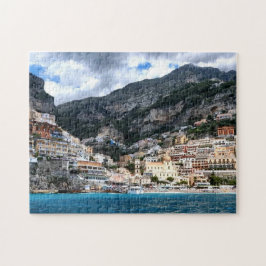 Positano Amalfi Coast Italy, Italian scenic Foto Puzzle