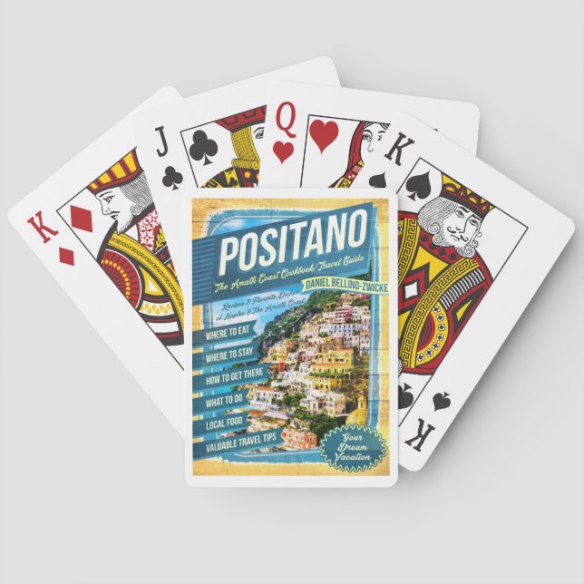 POSITANO AMALFI COASTPLAYING CARDS SPIELKARTEN (Rückseite)