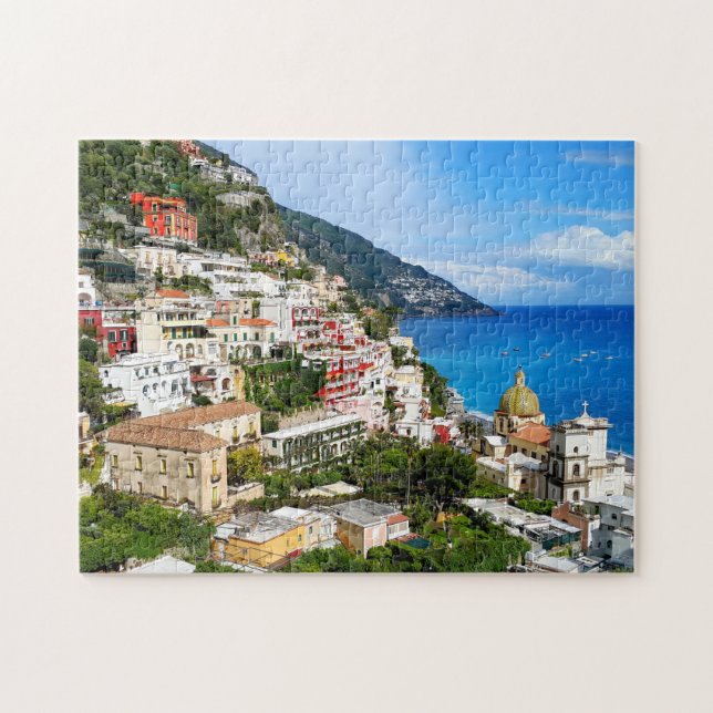 Positano Amalfi Küste Italien Italien Reisesaal Puzzle (Horizontal)