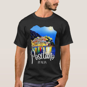 Positano Amalfiküste nachts T-Shirt