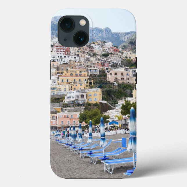 Positano Beach Umbrellas Traum #1 #travel #wall Case-Mate iPhone Hülle (Rückseite)