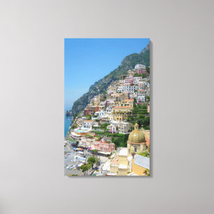 Positano dehnte Leinwand-Druck aus Leinwanddruck