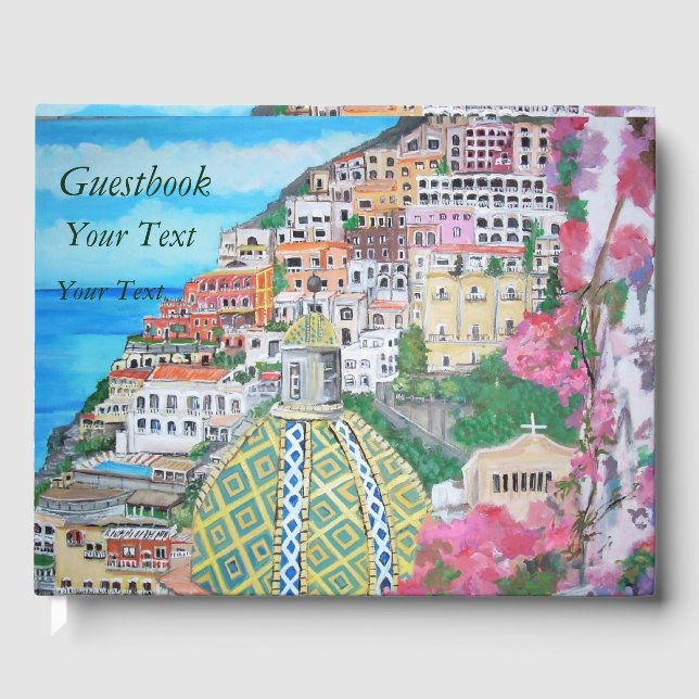 Positano, Gästebuch (Vorderseite)