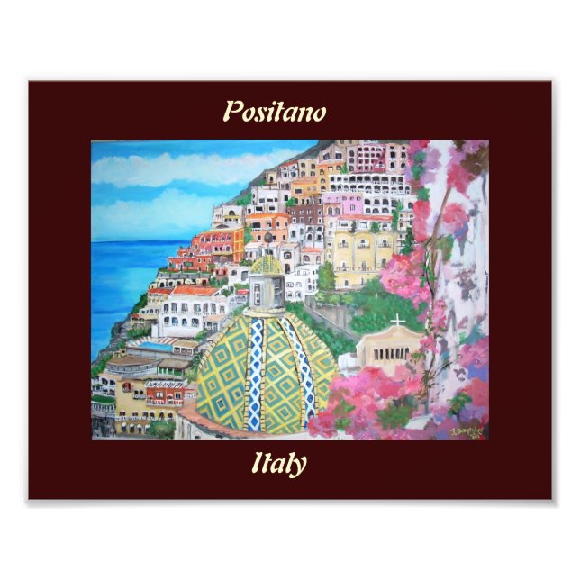 Positano, Italien - Foto Print (Vorne)