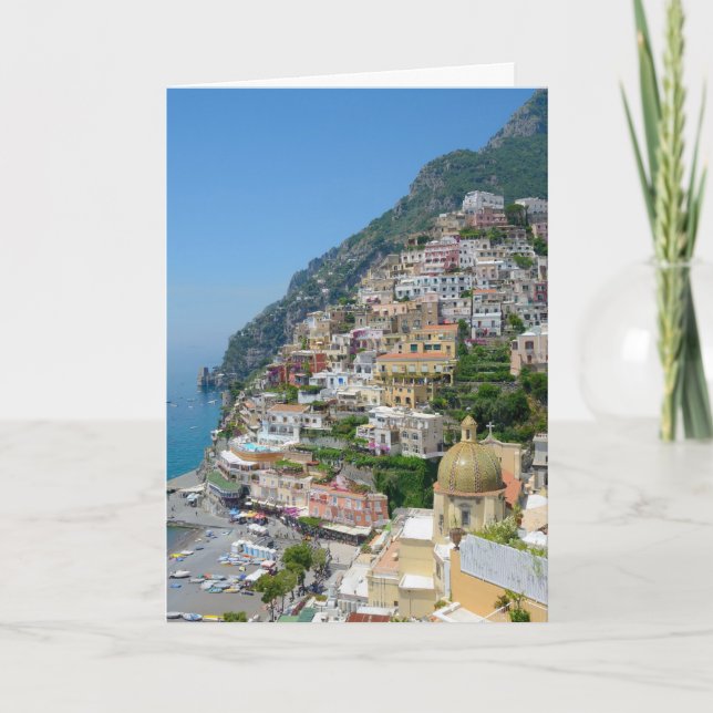 Positano, Italien Karte (Vorderseite)