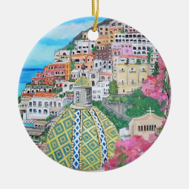 Positano, Italien Keramikornament (Vorne)