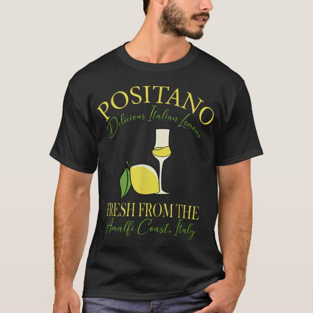 Positano Italien Lemon Italien Liebe Amalfi Küste  T-Shirt (Vorderseite)