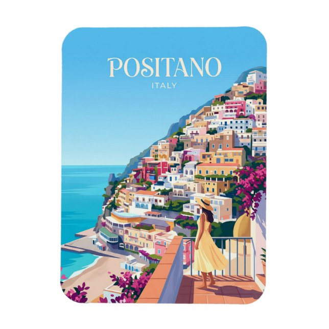 POSITANO ITALIEN MAGNET (Vertikal)