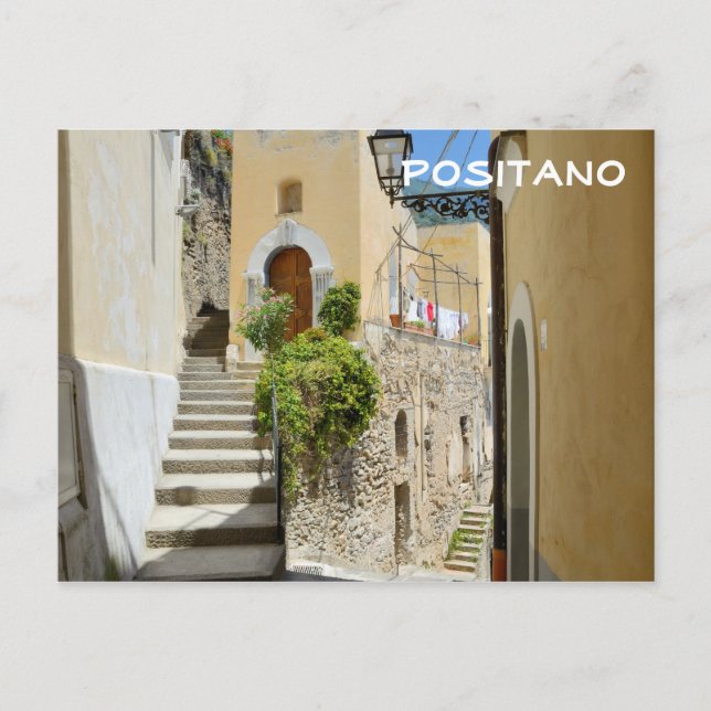Positano, Italien Postkarte (Vorderseite)