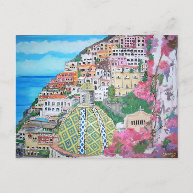 Positano, Italien - Postkarte (Vorderseite)
