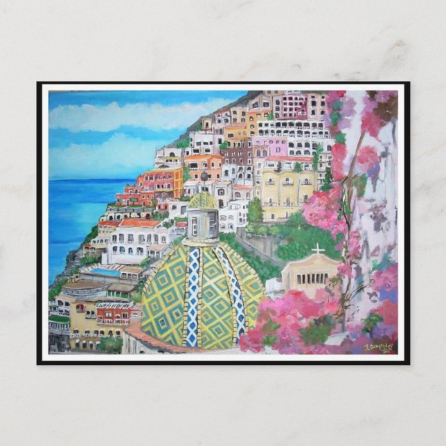 Positano, Italien - Postkarte (Vorderseite)