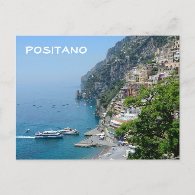Positano, Italien Postkarte (Vorderseite)