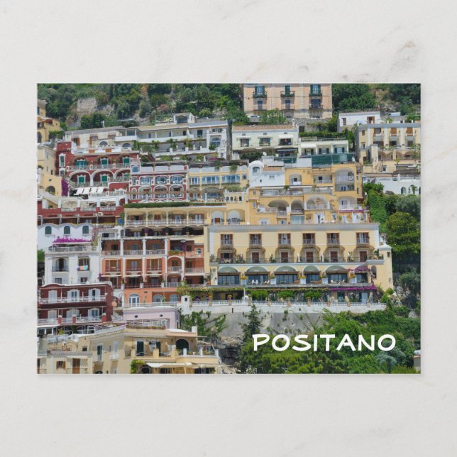 Positano, Italien Postkarte (Vorderseite)