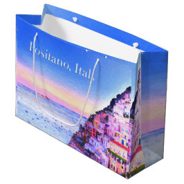 Positano, Italien Sunset Gift Bag Große Geschenktüte