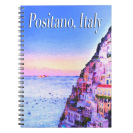 Positano, Italien Sunset Notebook Notizblock
