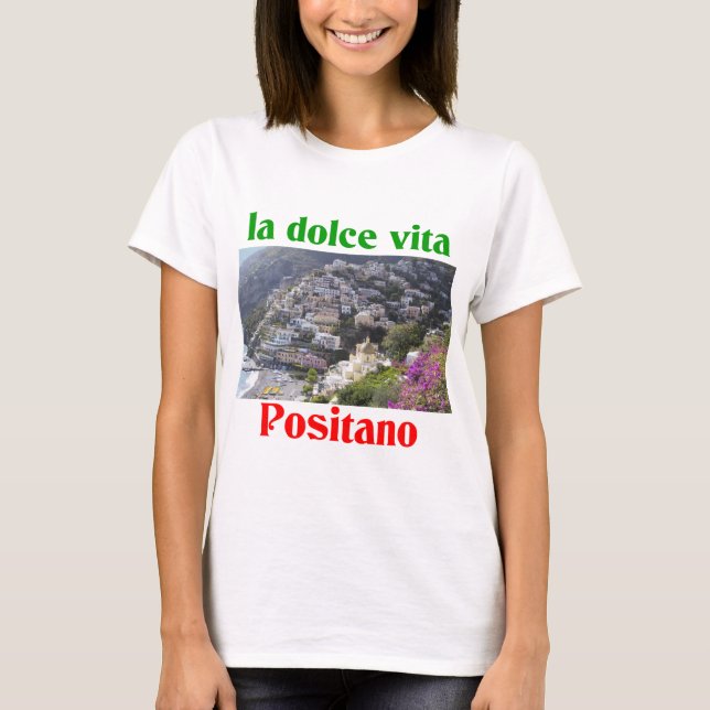 Positano Italien T-Shirt (Vorderseite)