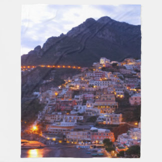 Positano Italy Fleece Blanket