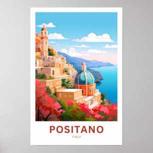 Positano Italy Travel Print Poster