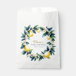 Positano Lemon Wreath Favor Bags | Ciao Baby  Geschenktütchen
