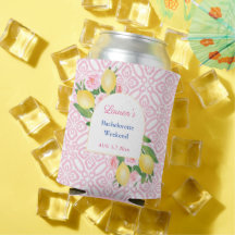 Positano Lemons Pink Blume Junggeselinnen-Abschied