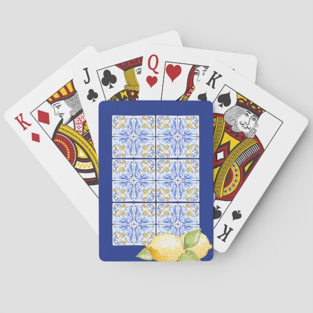 Positano Playing Cards Spielkarten (Rückseite)