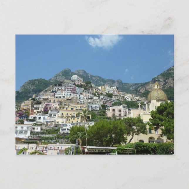 Positano Postkarte (Vorderseite)