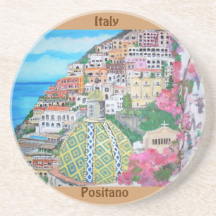 Positano - Sandstein-Getränk-Untersetzer Sandstein Untersetzer