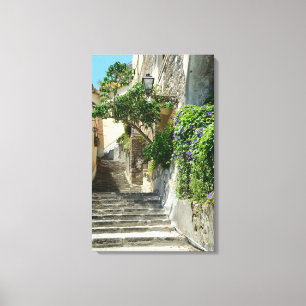 Positano Stretched Canvas Print Leinwanddruck