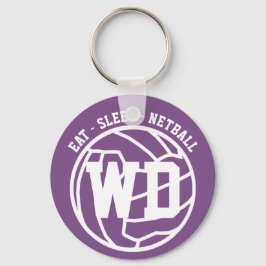 Position des Netball-Schlafspielers essen Schlüsselanhänger