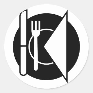 Positionieren von Aufklebern Runder Aufkleber