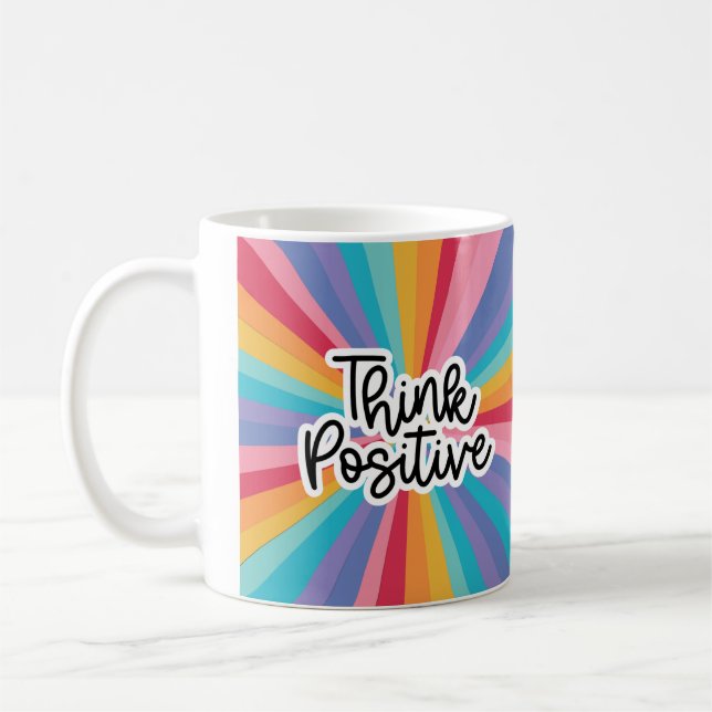 Positiv denken kaffeetasse (Links)