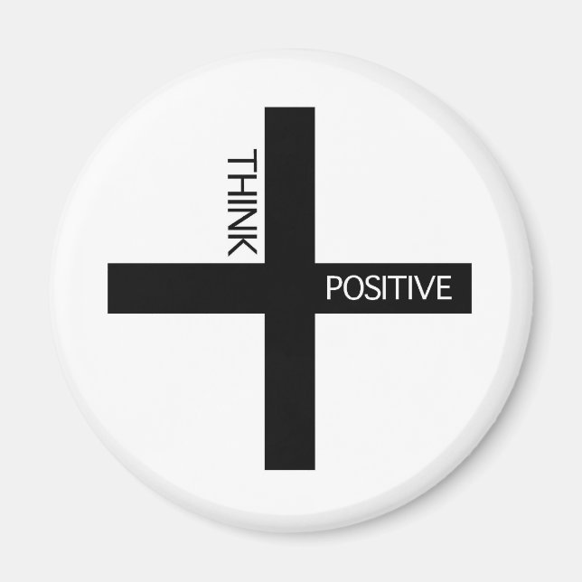 Positiv denken magnet (Vorne)