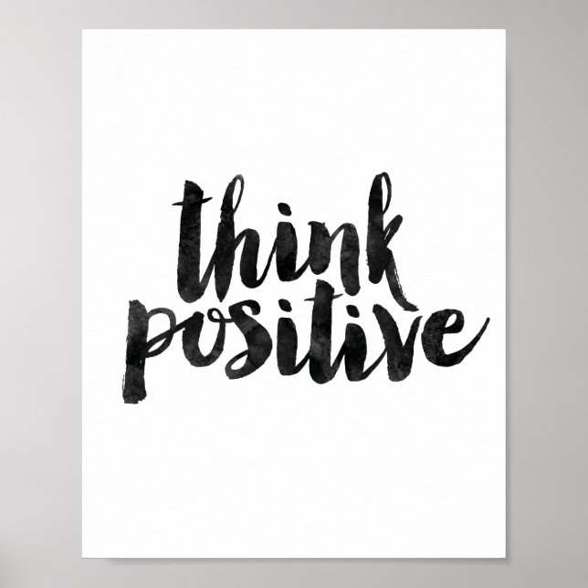 Positiv denken poster (Vorne)