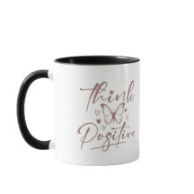 Positiv Denken Schmetterling Kaffeetasse