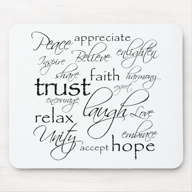 Positiv fasst Einzelteile ab Mousepad (Vorne)