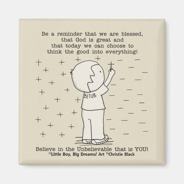 Positiv gesegnet magnet (Vorne)