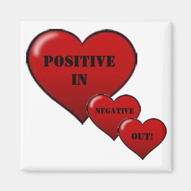 Positiv in, Negativ Out, Magnet (Vorne)