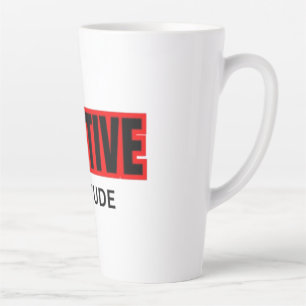 Positiv-Motivations-T-Shirt mit Typografie Milchtasse