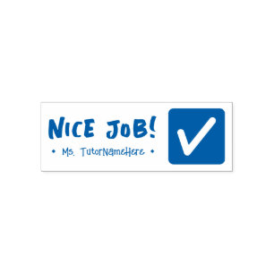 Positiv "NICE JOB!" Tutor Rubber Briefmarke Permastempel