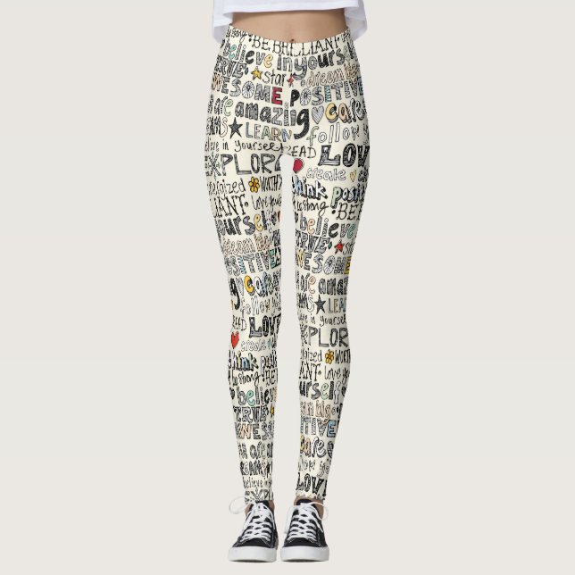 positiv phantastisch leggings (Vorderseite)