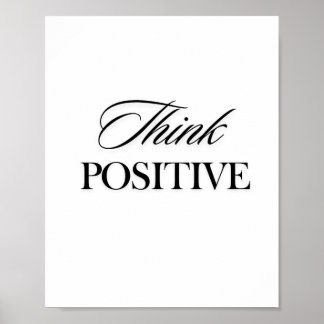 positiv poster