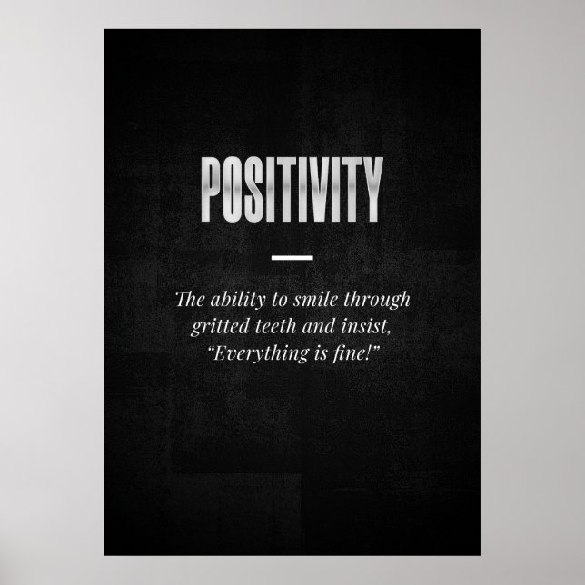 Positiv Poster (Vorne)