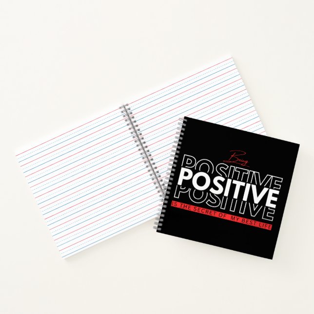Positiv sein notizbuch (Innenseite)