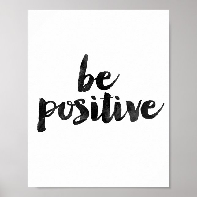 positiv sein poster (Vorne)